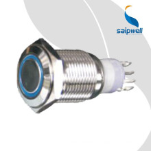 Saipwell Small 16mm 24V Кнопка с подсветкой Сертифицированные CE переключатели с подсветкой Кнопочные переключатели с подсветкой